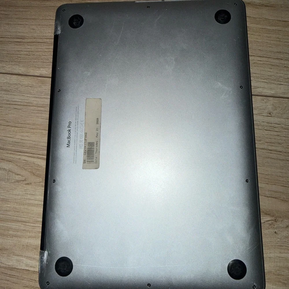 Apple Metallic Gray Laptop